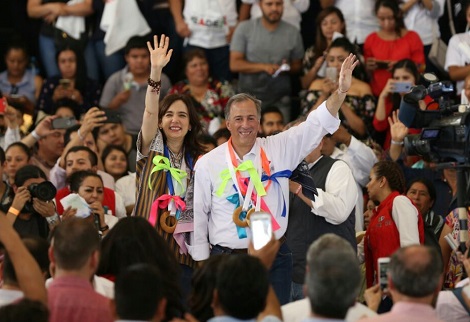 El candidato visitó el estado como parte de su gira de campaña. (Jorge González)