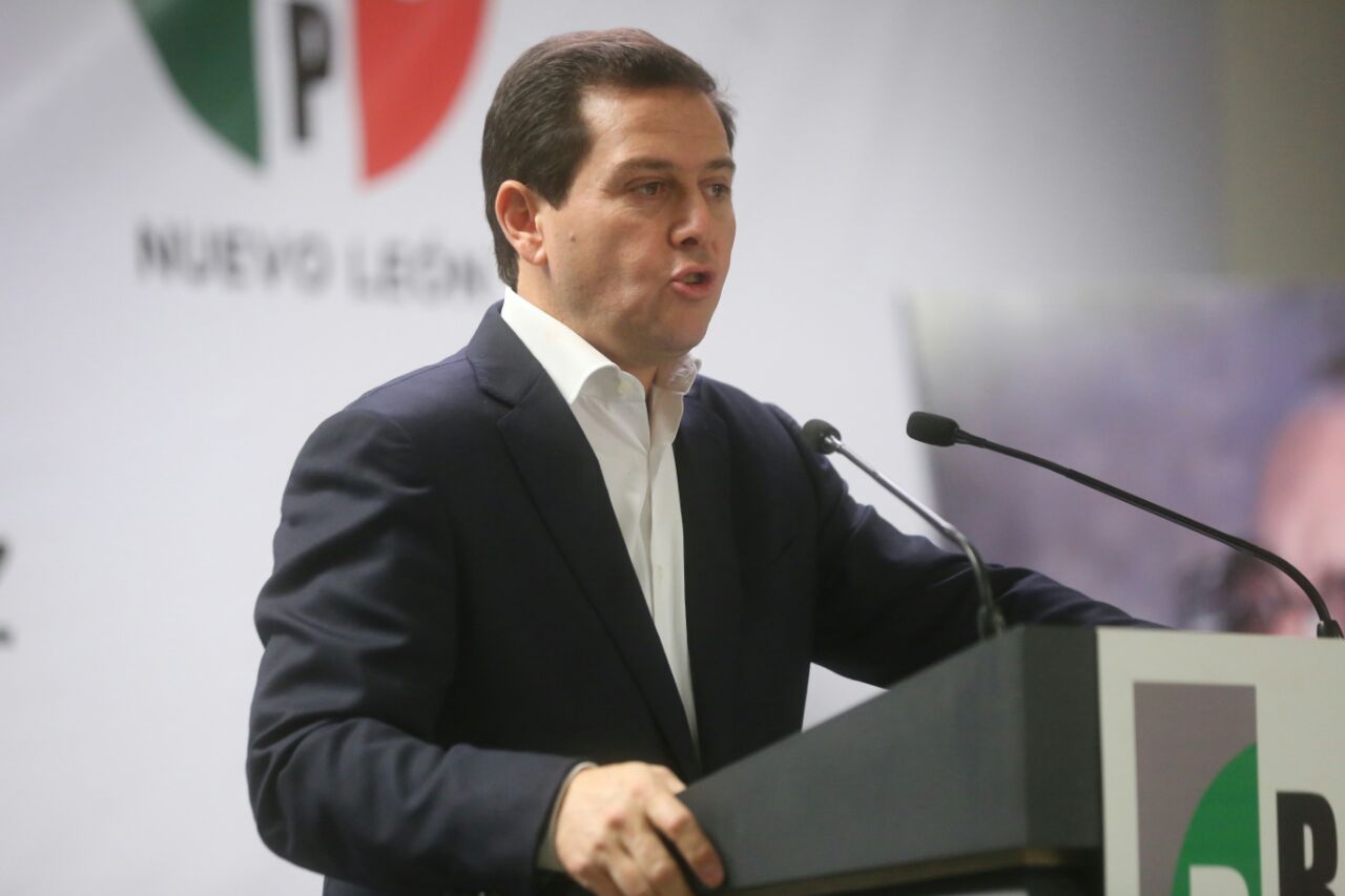 Pedro Pablo Treviño Villarreal, líder del PRI en Nuevo León. (archivo)