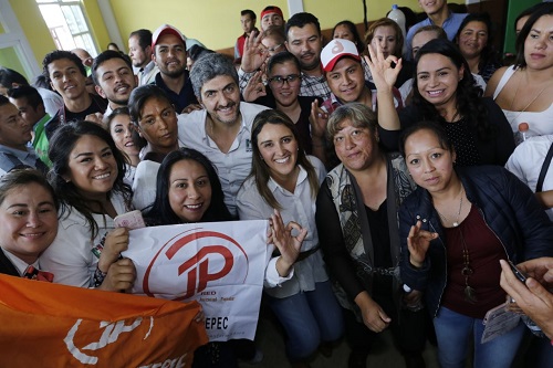 Durante el encuentro partidista. 