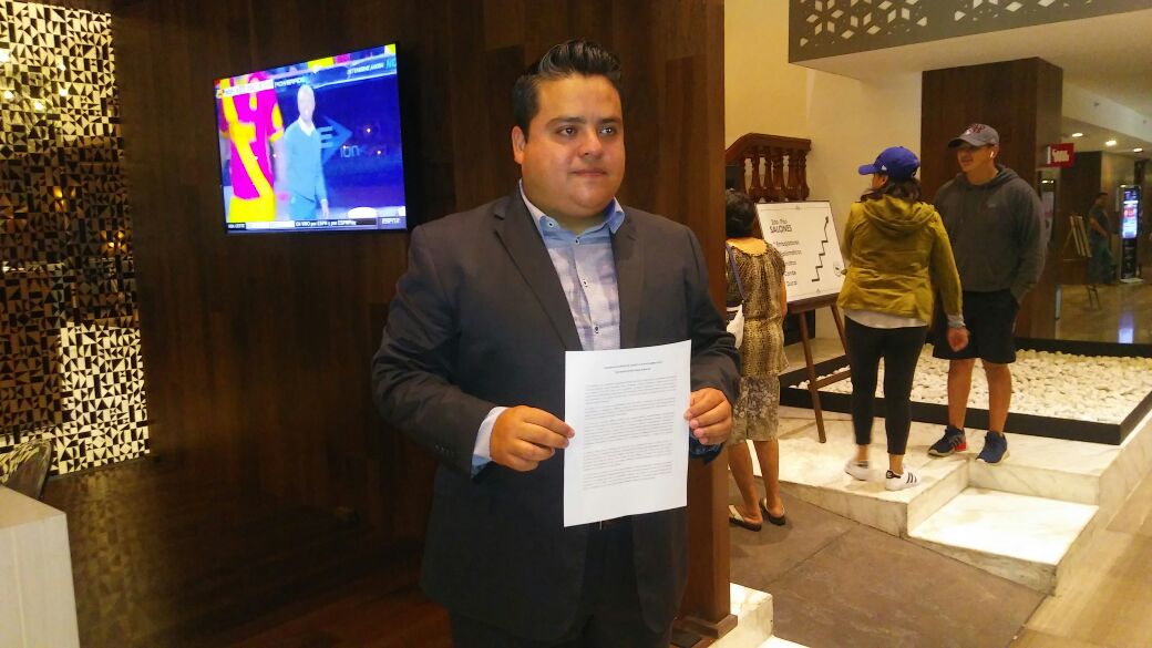 Helios Salazar, candidato independiente a la alcaldía de Guadalupe.