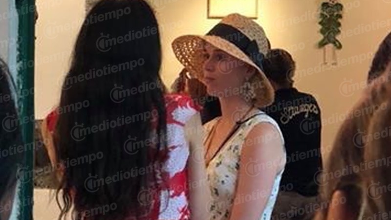 Katy Perry en su visita al Museo de Frida Kahlo.