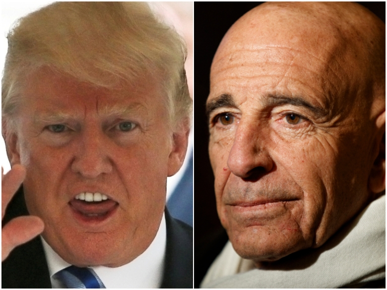 Donald Trump y su amigo Tom Barrack.