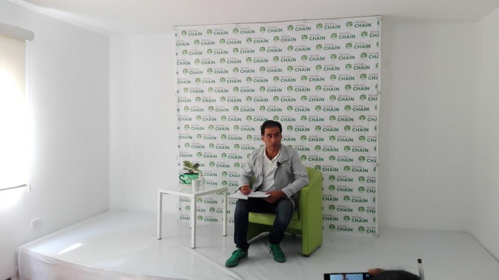 Michel Chaín dio a conocer los avances en la primera semana de campaña, presentó sus propuestas en materia de seguridad, mejora regulatoria y en cuant
