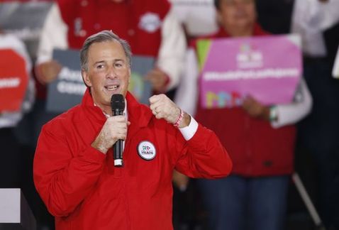 José Antonio Meade pidió a los priistas "jugársela a muerte".  (Ariana Pérez)