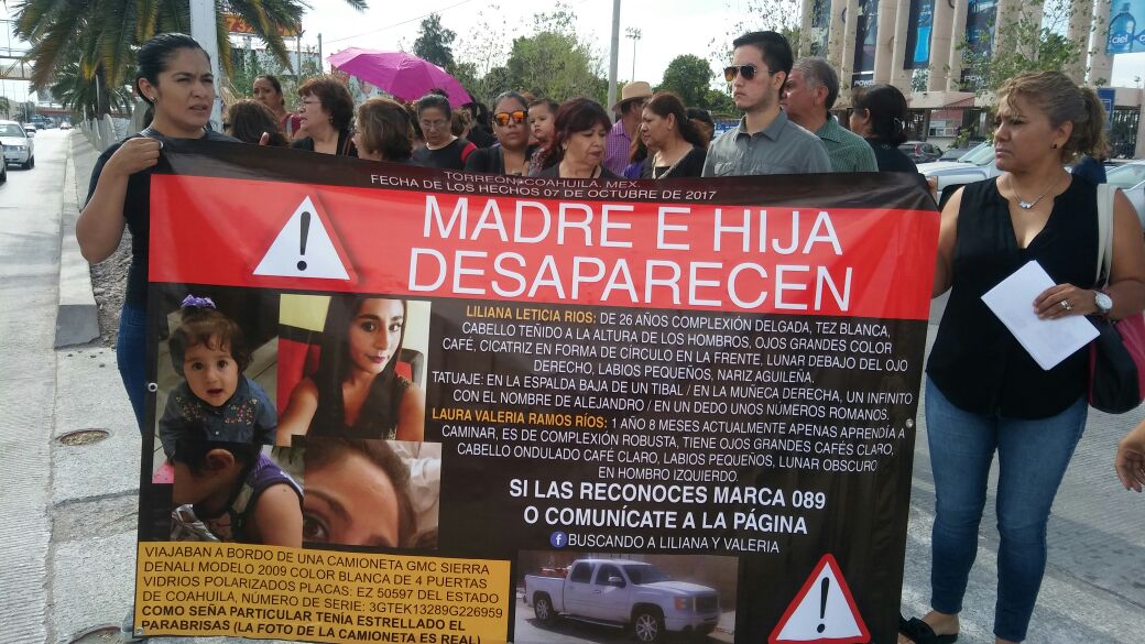 Marchan por madre e hija desaparecidas hace 7 meses en Torreón- Grupo ...