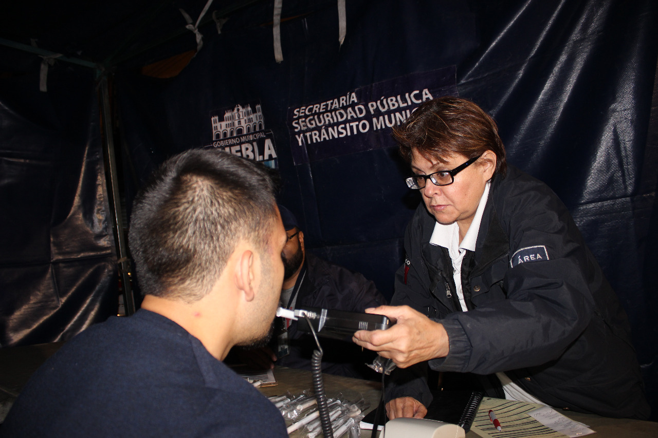 Se aplicaron un total de 26 pruebas de alcoholemia.