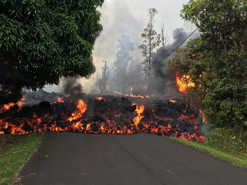 El volcán Kilauea está localizado en el sureste de la isla de Hawái.