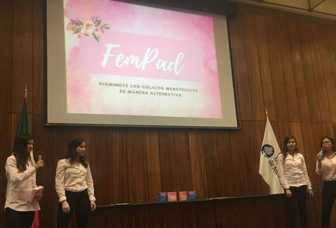 Andrea Michelle Gómez Osorno, Marcela Ávila Cañedo, Alejandra Espinosa Canales y Ana Paula García Benavides conforman el equipo Fempad.