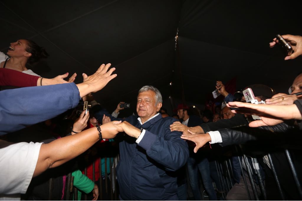 Andrés Manuel López Obrador reiteró que combatirá a los corruptos. (Nelly Salas)