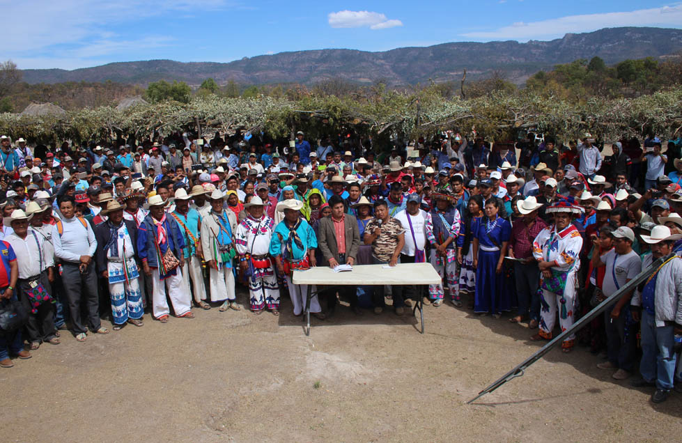 En la asamblea pasada se acordó impedir el desarrollo del proceso electoral en esa zona (Cortesía Marco A. Vargas)