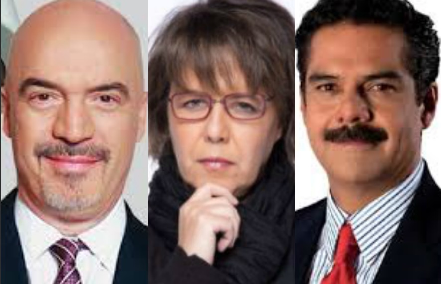 Carlos Puig, Gabriela Warkentin y Javier Alatorre serán los posibles moderadores para el tercer debate presidencial.