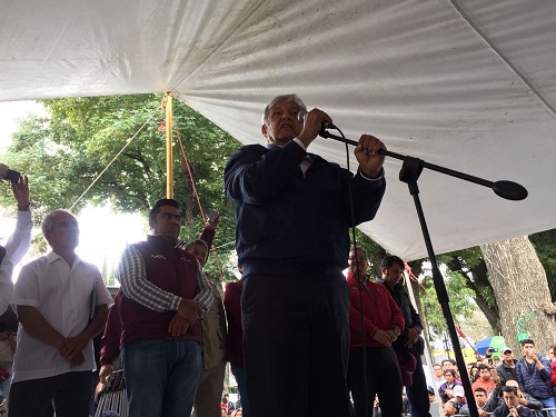 Durante el encuentro político. (Mario Rodríguez)