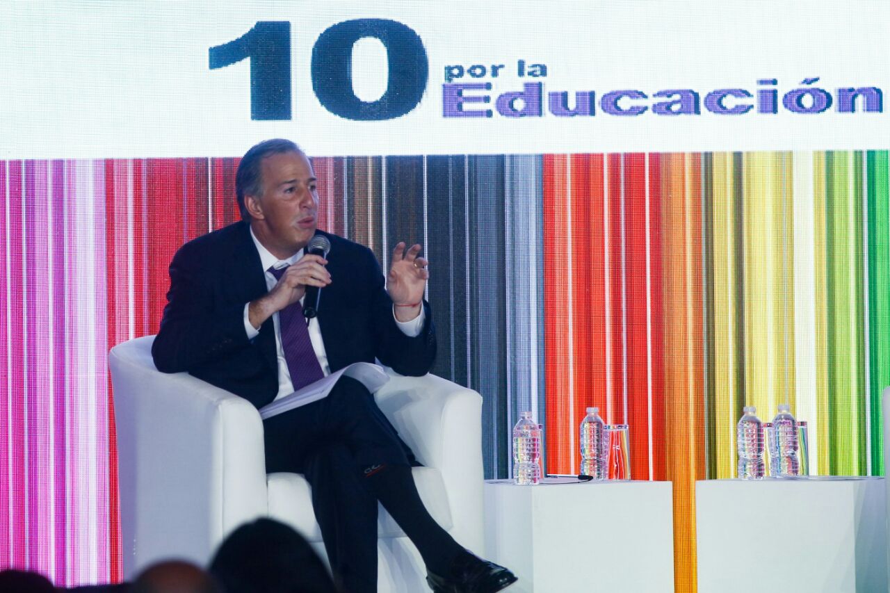 José Antonio Meade durante su participación en el Foro 10 por la Educación
