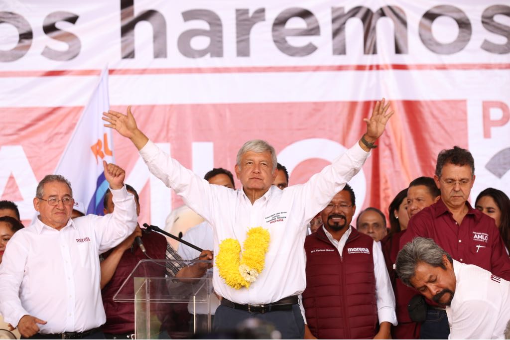 Andrés Manuel López Obrador dijo que ganará la Presidencia en la novena entrada. (Nelly Salas)