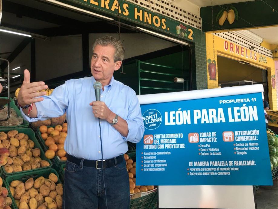 El aspirante a la alcaldía buscará fortalecer comercio interno