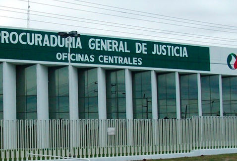 Oficina de la Procuraduría General de Justicia de Tamaulipas.