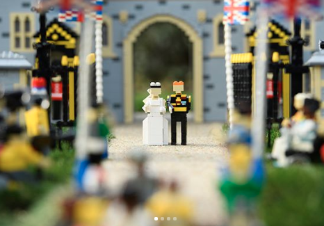 Para hacer la boda, se necesitaron 60 mil bloques Lego.