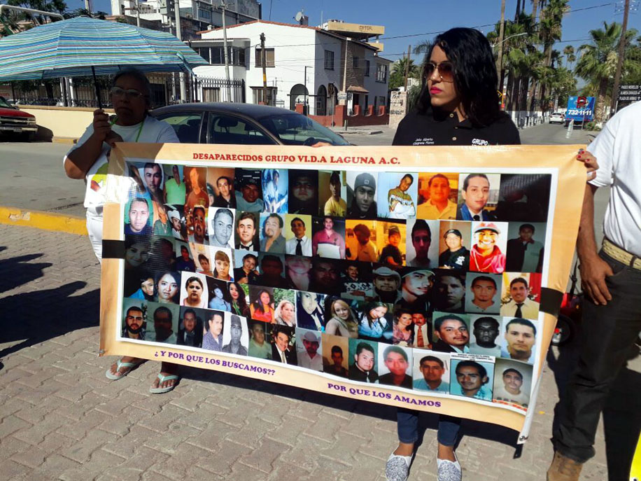 Colectivos de búsqueda emprendieron varias marchas a lo largo de México. (Milenio Digital)