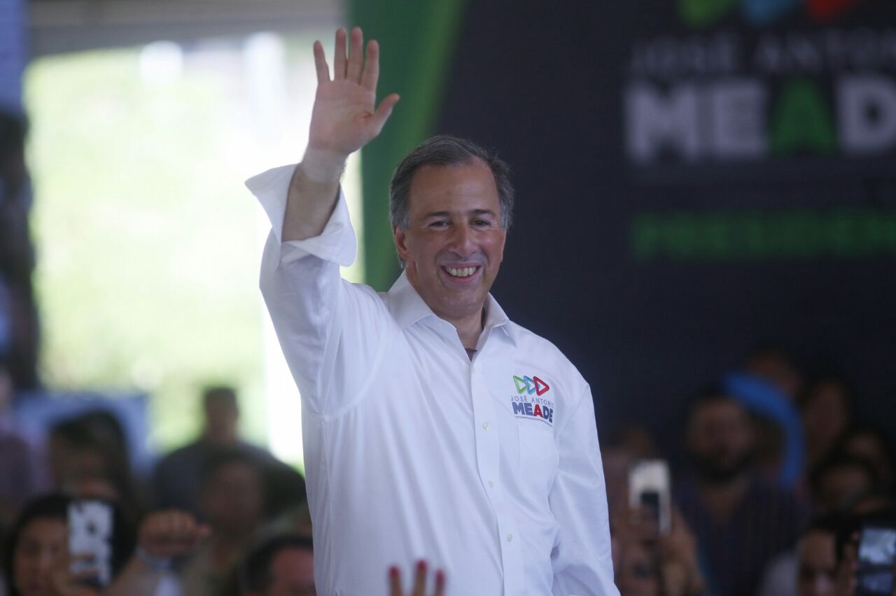 José Antonio Meade durante su evento de campaña en Culiacán, Sinaloa, en donde anunció un salario para las madres de familia/Araceli López