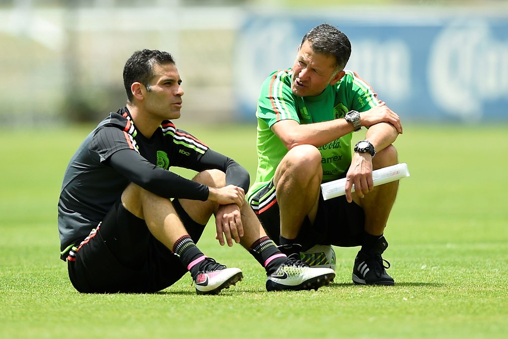 Juan Carlos Osorio y Rafael Márquez