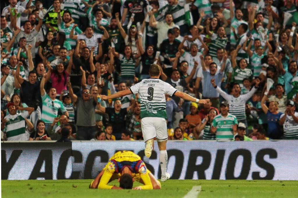 Santos goleó al América en las Semifinales (Mexsport)