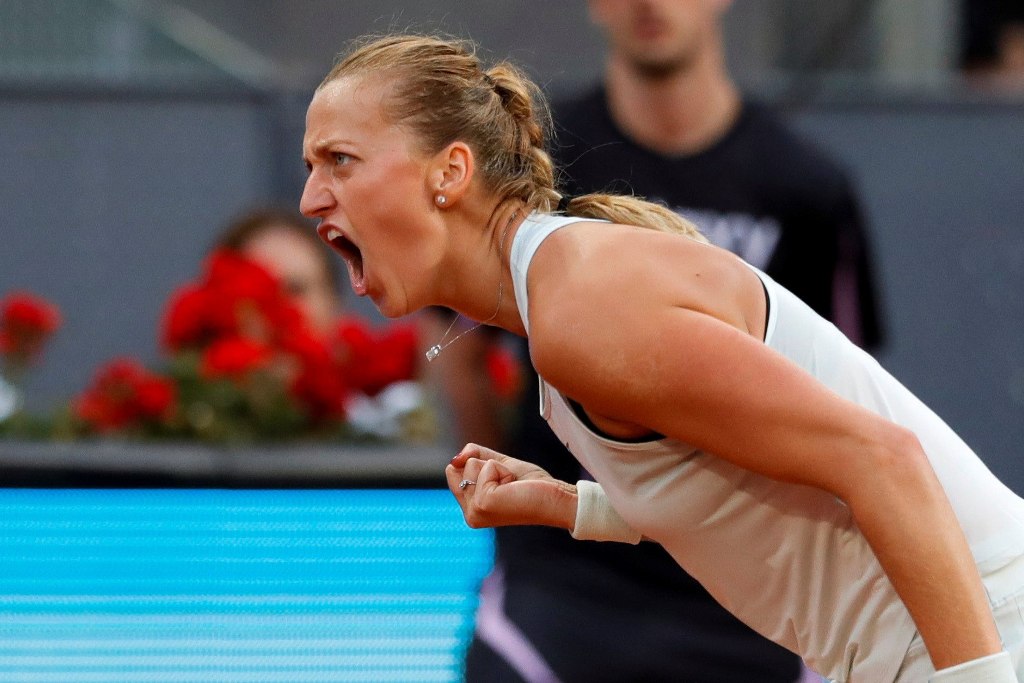 Petra Kvitová en festejo (EFE)