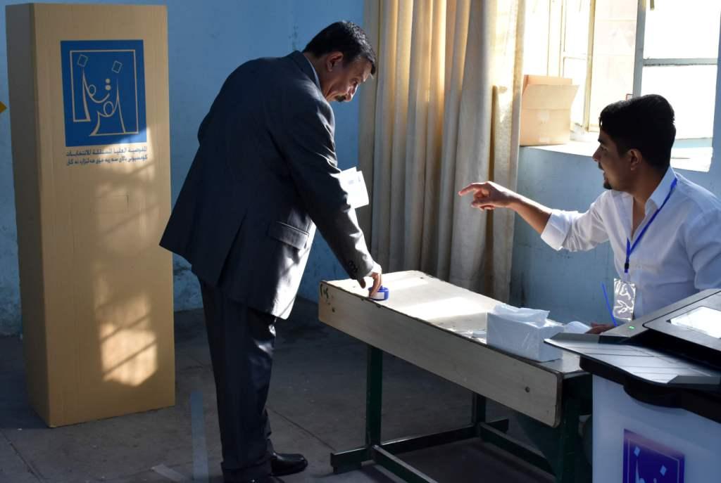 Los iraquíes se mostraban orgullosos por la perspectiva de votar por cuarta vez desde la caída del dictador Saddam Hussein.