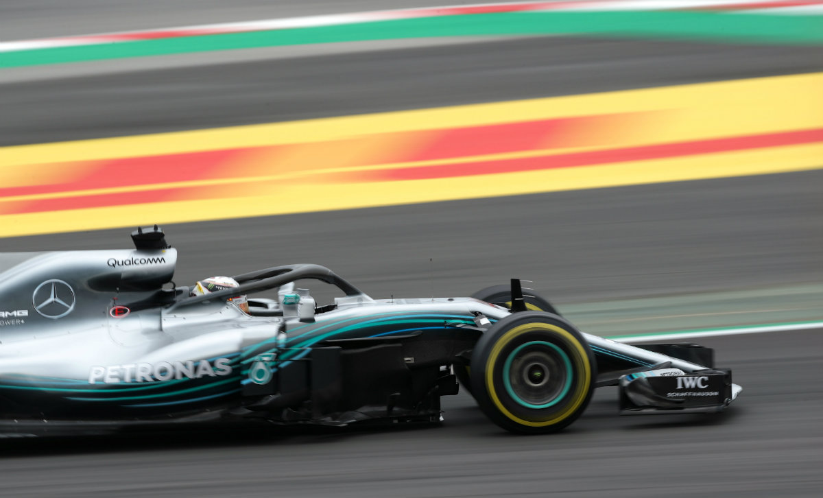 Lewis Hamilton saldrá en la primera posición del Gran Premio de España (Reuters)