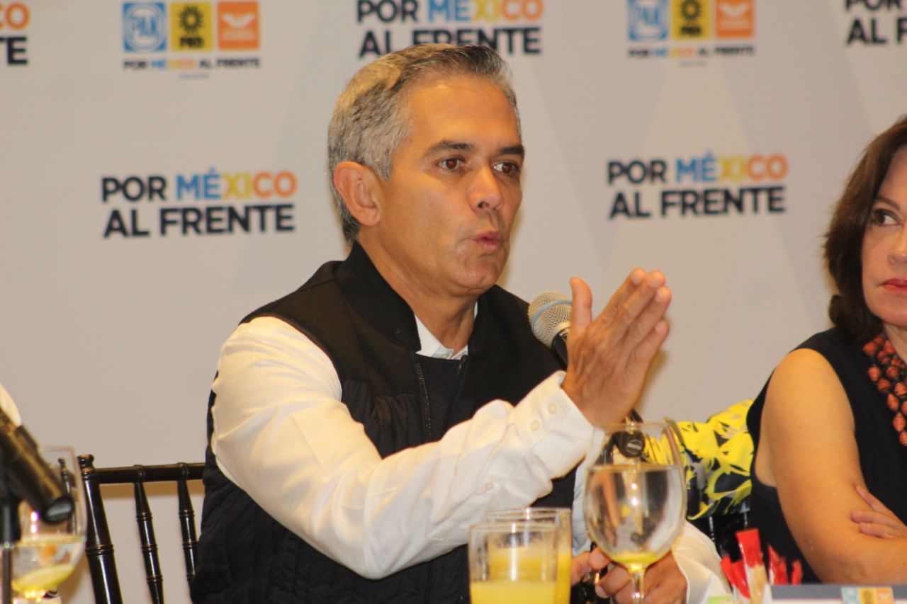 Miguel Ángel Mancera, coordinador de Gobierno de Coalición Por México al Frente (Dany Béjar)