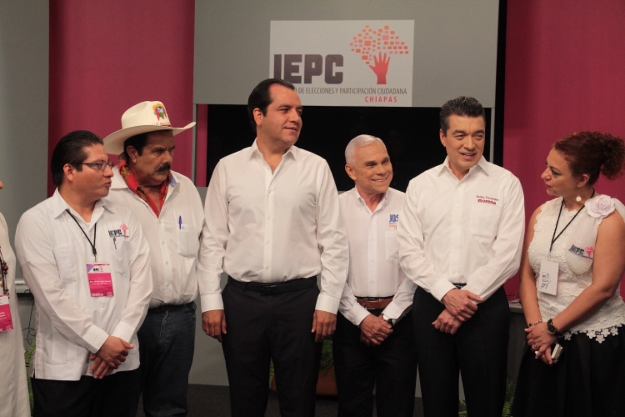 Así fue el primer debate en Chiapas.