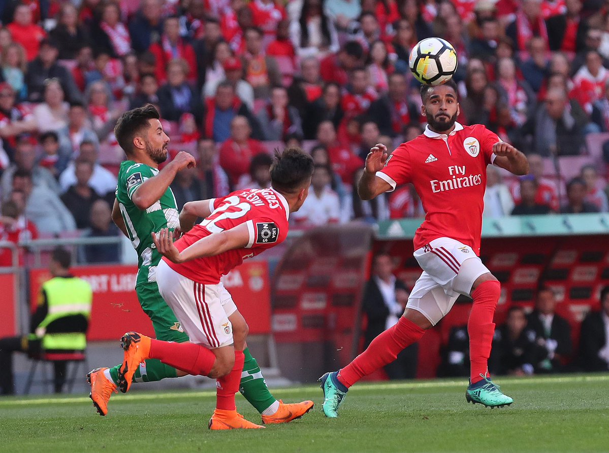 Benfica derrotó 1-0 al Moreirense (Twitter @SLBenfica )