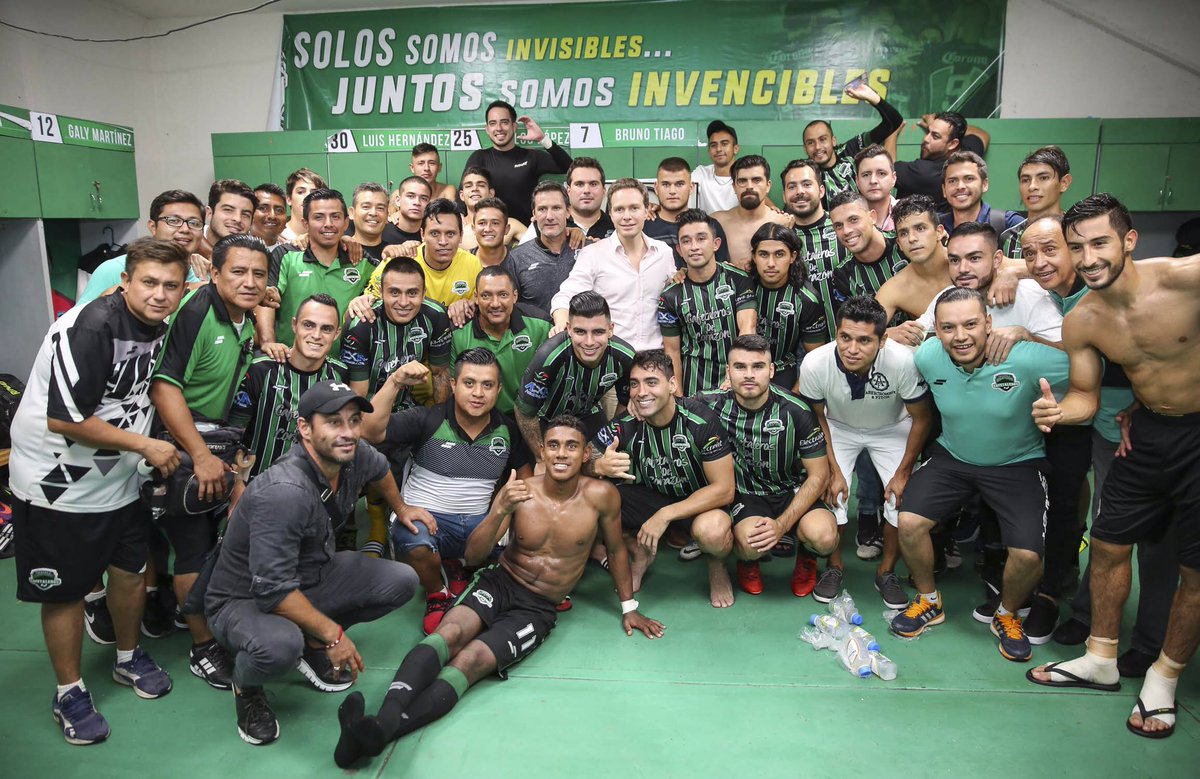 Cafetaleros festeja título con Manuel Velasco (Tomada de Twitter)