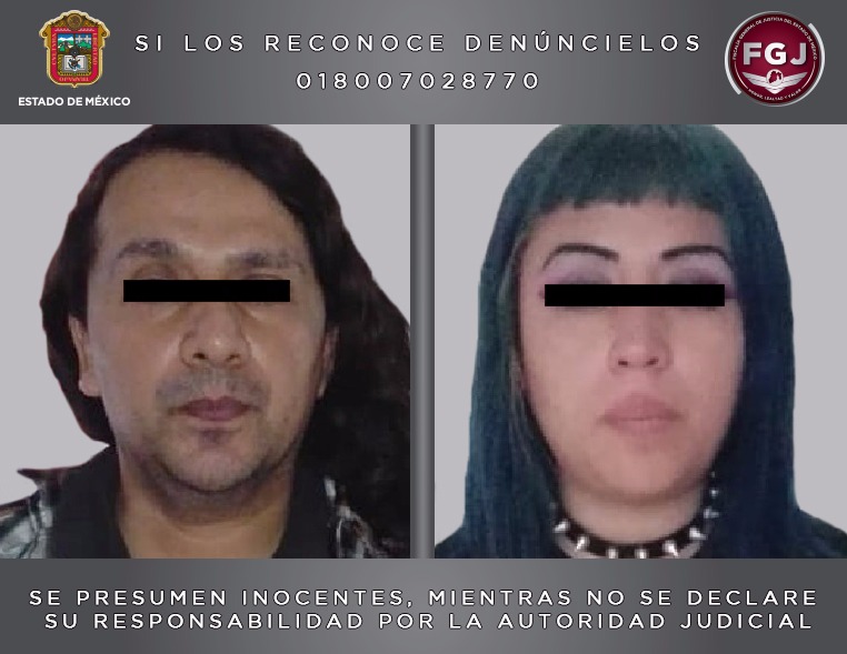 Claudia "N" y Héctor "N", habrían utilizado un puesto ambulante de dulces para comercializar las drogas a estudiantes. (Cortesía)