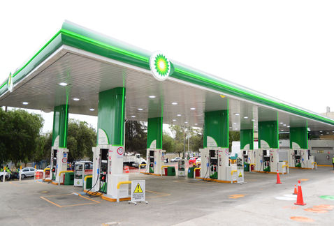 Estación de servicio de BP.