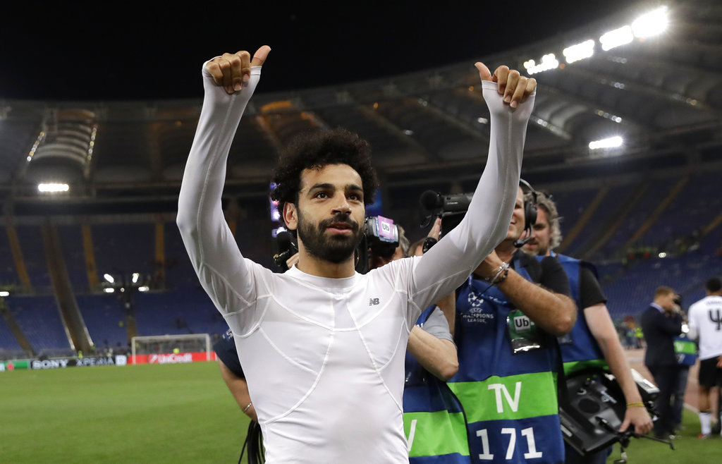Mohamed Salah, delantero del Liverpool (AP)