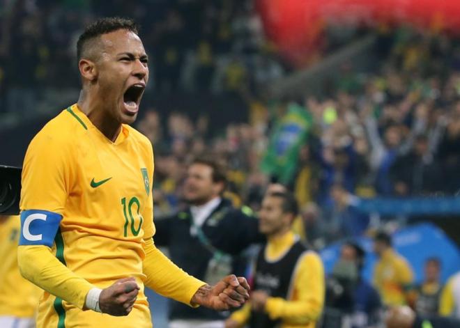 Neymar, delantero de la selección de Brasil (Reuters)