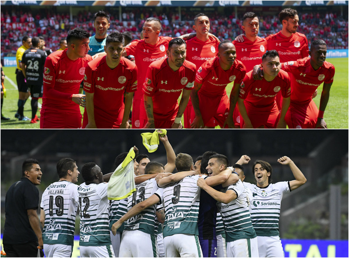 Toluca y Santos podrán contar con todos sus jugadores para esta Final (Imago7)
