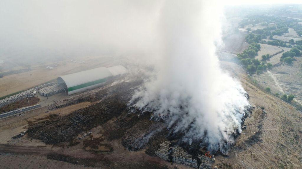 El incendio comenzó el sábado. (SSP)