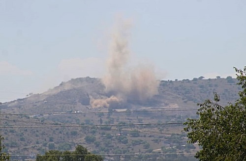 Esta tarde se registró en una de las minas una fuerte explosión. 