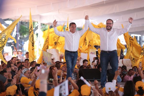 Granados destacó el trabajo de Mauricio Toledo en Coyoacán.  (Jesús Quintanar)