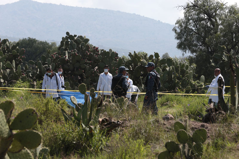 Se determinó que el cuerpo hallado en Chapulhuacán pertenece a S.R.I. (Cortesía)