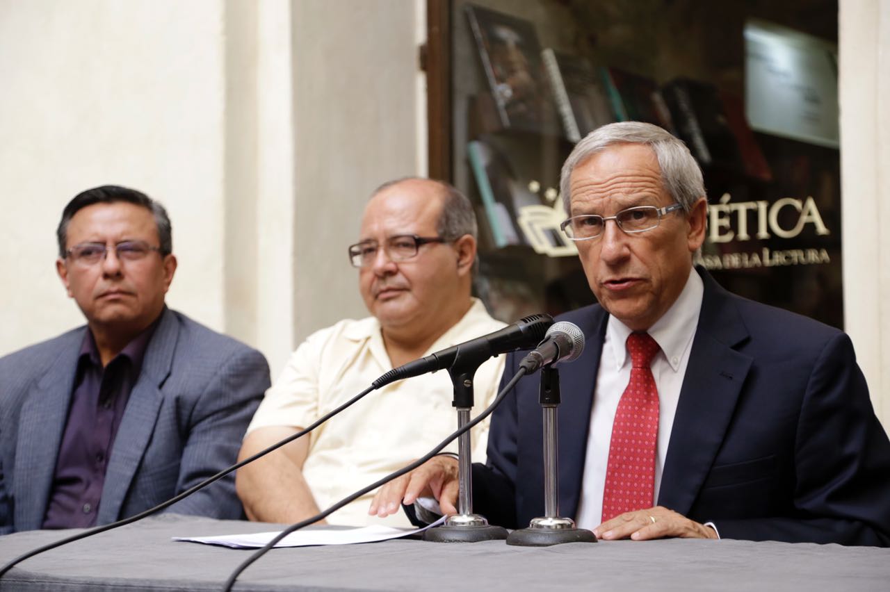 Enrique Cárdenas, ofreció rueda de prensa luego de que el Tribunal Electoral Federal no aprobara su registro como candidato independiente a la goberna