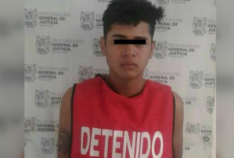 Jesús Antonio "N" detenido por homicidio calificado. (Cortesía )