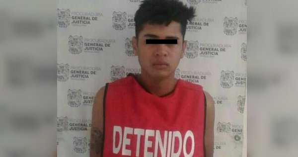 Jesús Antonio "N" detenido por homicidio calificado. 
