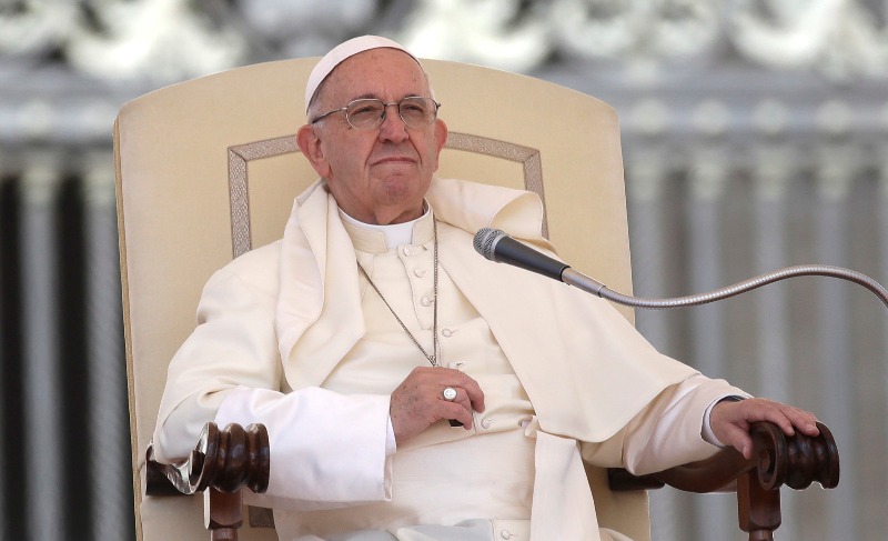 El papa Francisco habló sobre la violencia en la frontera de Israel y Franja de Gaza. (AP)