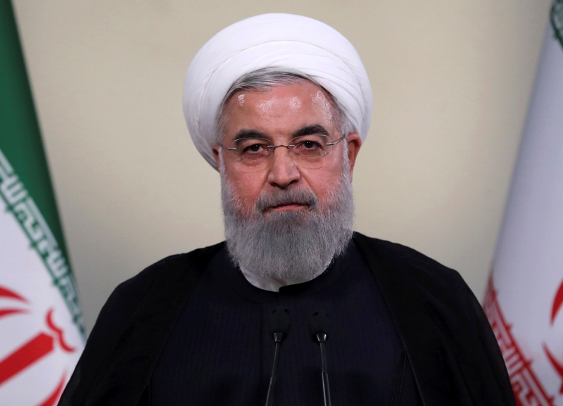 El presidente de Irán, Hasan Rohani, arremetió contra Israel. (AP)