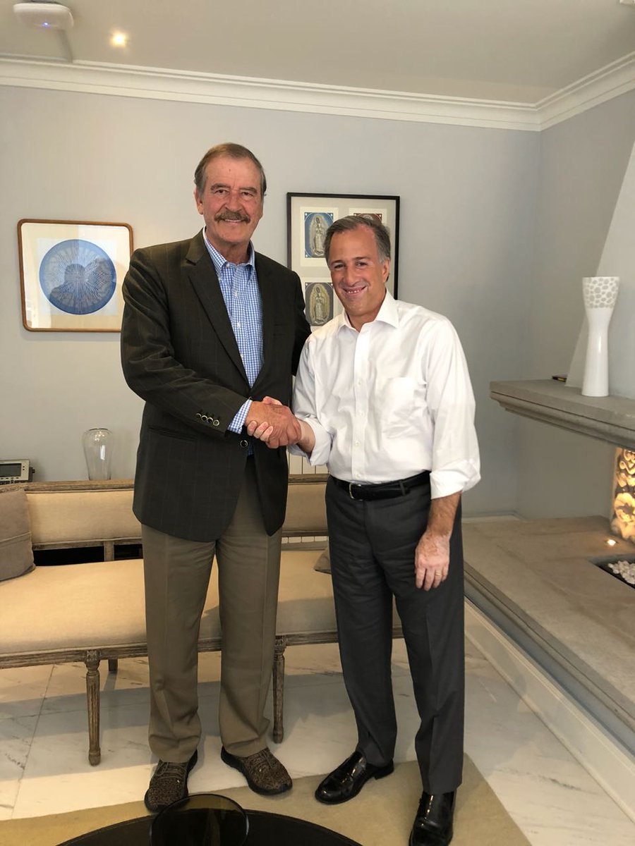 Vicente Fox y José Antonio mead