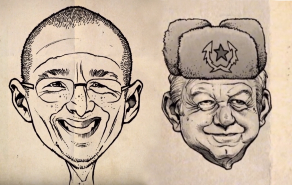 Anaya y AMLO, ilustrados por los cartonistas de 'El Chamuco'