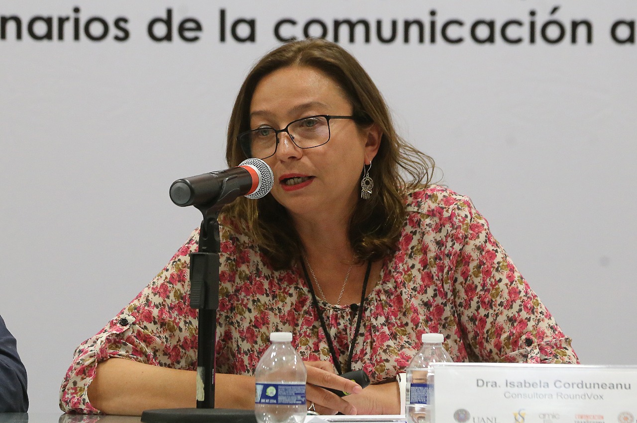 Isabela Corduneanu, investigadora y catedrática de la UACM. (Leonel Rocha).