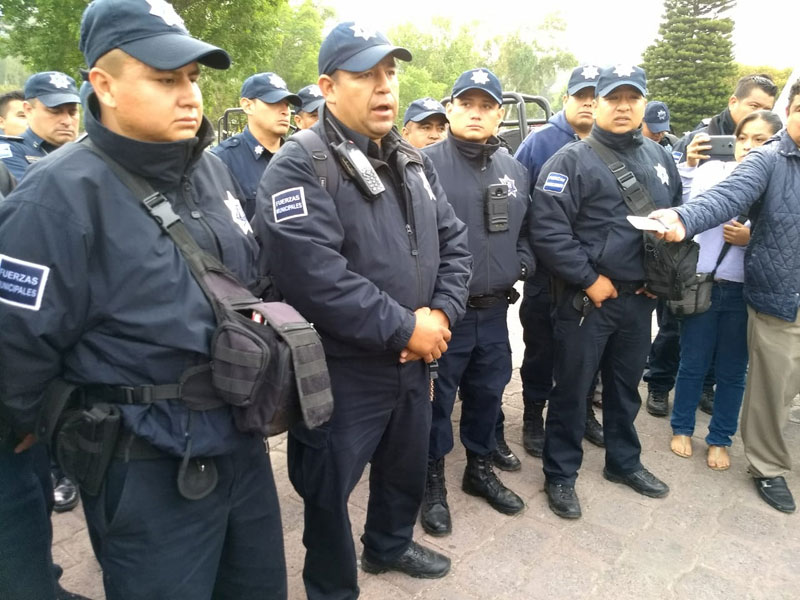 Los agentes de seguridad señalaron que carecen de condiciones laborales dignas. (Cortesía)